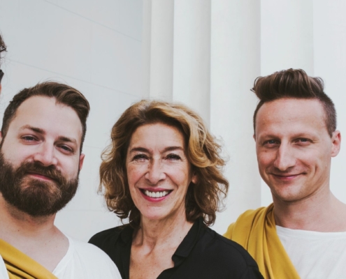 Adele Neuhauser & Edi Nulz Trio. Musikalische Lesung in Altdorf b. Nürnberg am 13.01.2024. Konzertreihe Jazz & Beyond Altdorf