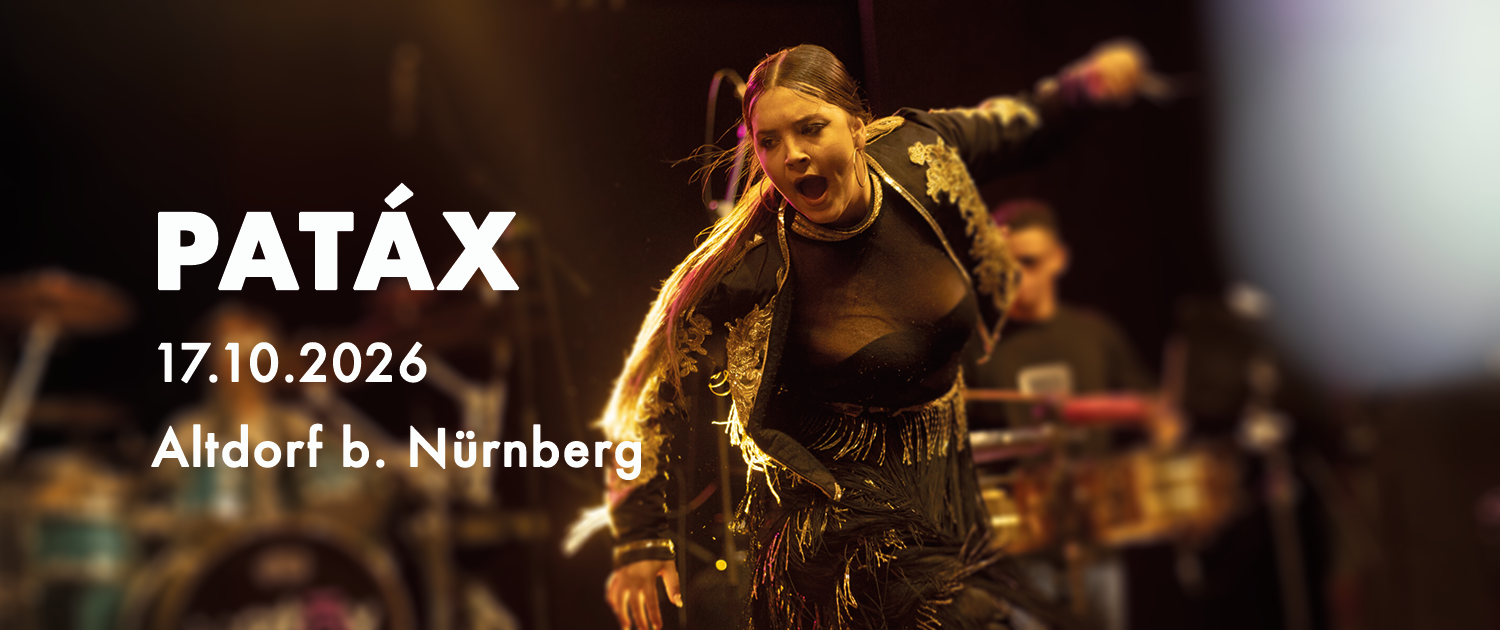 Die Soulbuddies präsentieren PATAX auf der Altdorfer KulTour am 17.10.2026. Support: Alberto Diaz Trio